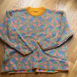Free People mid weight reversible sweater